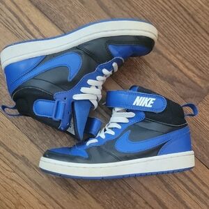 Nike - Court Borough Mid 2 GS “Black Game Royal”